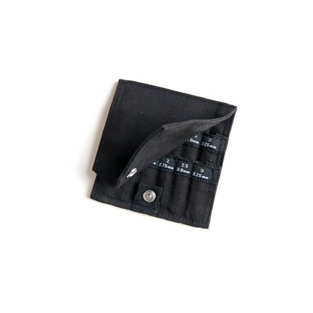 Overzichtelijk ChiaoGoo hoesje etui voor de MINI korte breinaaldpunten.
