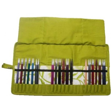 Knitpro hoes etui voor verwisselbare rondbreinaalden.