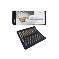 KnitPro Symfonie breinaalden met knop zijn perfect voor beginners.