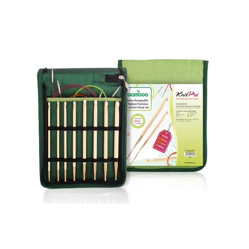 KnitPro heerlijk complete verwisselbare tunsiche haaknaaldenset. KnitPro heerlijk complete verwisselbare tunsiche haaknaaldenset.