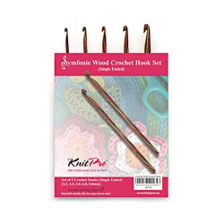 KnitPro symfonie houten haaknaaldenset.