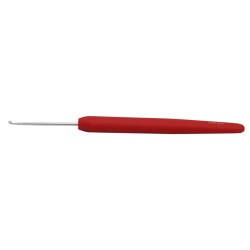KnitPro waves haaknaald van aluminium met ergonomisch soft grip handvat