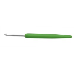 KnitPro waves haaknaald van aluminium met ergonomisch soft grip handvat