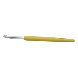KnitPro waves haaknaald van aluminium met ergonomisch soft grip handvat