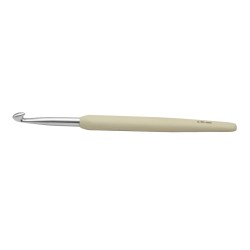 KnitPro waves haaknaald van aluminium met ergonomisch soft grip handvat