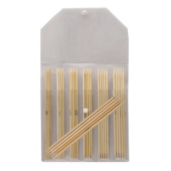 KnitPro bamboe 15 cm sokkennaaldenset.