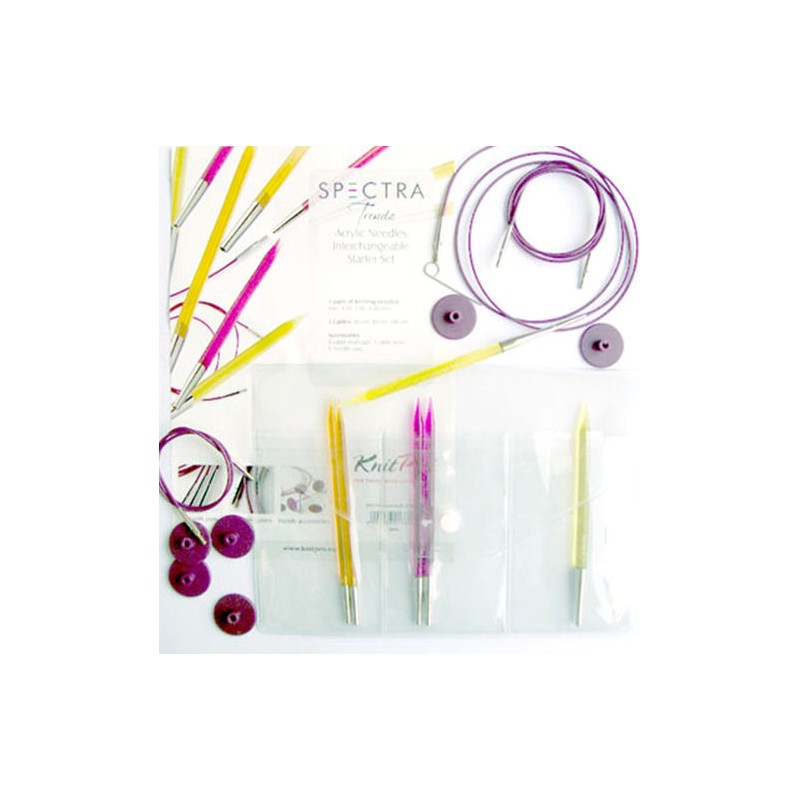 KnitPro Trendz IC Starter Set verwisselbare kunststof rondbreinaaldenset KnitPro Trendz IC Starter Set verwisselbare kunststof rondbreinaaldenset