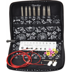 ChiaoGoo Twist RedLace SMALL Set de midden maatjes RVS Lace naaldpunten