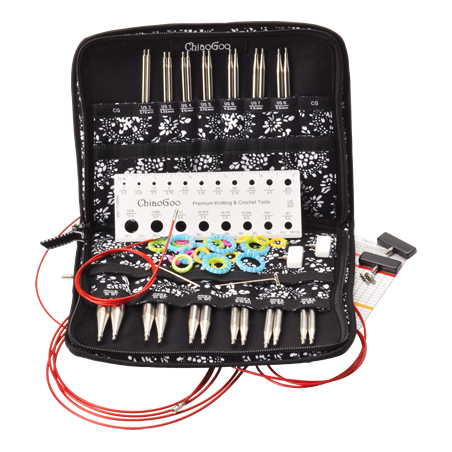 ChiaoGoo Twist RedLace COMPLETE Set de Small en Large Lace naaldpunten