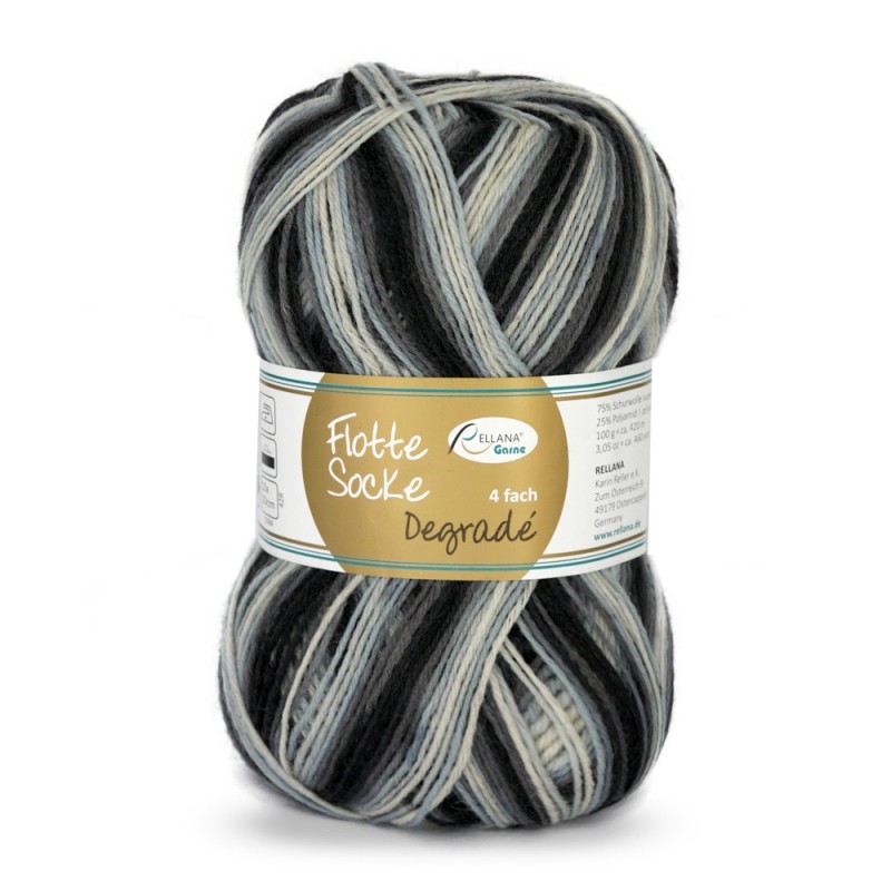 Rellana Flotte Socke Degrade garen met prachtige weldadige kleuren. Rellana Flotte Socke Degrade garen met prachtige weldadige kleuren.