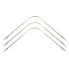 Addi CrasyTrio 3 handige en flexibele rondbreinaaldjes van 21 cm.