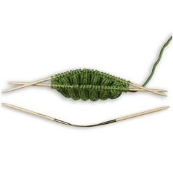 Addi CrasyTrio 3 flexibele bamboe rondbreinaaldjes van 24 cm.