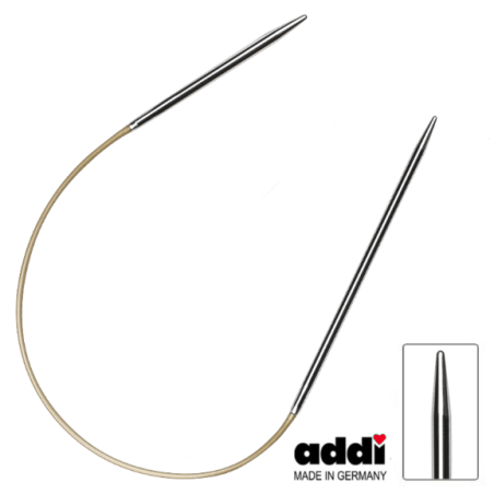 Addi sokkenwonder 1 handig en flexibel rondbreinaaldje van 25 cm.
