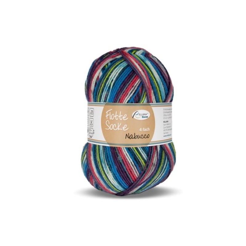 Rellana Flotte Socke Nabucco sokkenwol met schitterende kleuren. Rellana Flotte Socke Nabucco sokkenwol met schitterende kleuren.