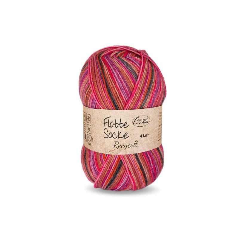 Rellana Recycelt duurzame sokkenwol met de prachtigste kleuren. Rellana Recycelt duurzame sokkenwol met de prachtigste kleuren.