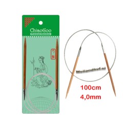 ChiaoGoo bamboe Patina rondbreinaald 100 cm van Moso Bamboe gemaakt.