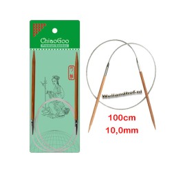 ChiaoGoo bamboe Patina rondbreinaald 100 cm van Moso Bamboe gemaakt.