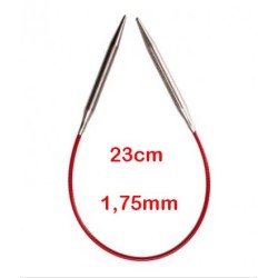 ChiaoGoo Knit Red superieure kwaliteit rondbreinaalden, roest vrij staal.