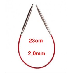 ChiaoGoo Knit Red superieure kwaliteit rondbreinaalden, roest vrij staal.