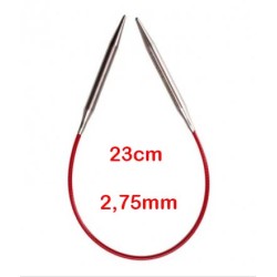 ChiaoGoo Knit Red superieure kwaliteit rondbreinaalden, roest vrij staal.
