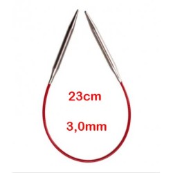 ChiaoGoo Knit Red superieure kwaliteit rondbreinaalden, roest vrij staal.