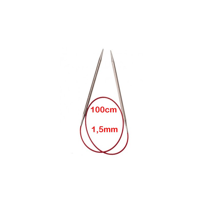 ChiaoGoo Red LACE superieure kwaliteit rondbreinaalden, roest vrij staal. ChiaoGoo Red LACE superieure kwaliteit rondbreinaalden, roest vrij staal.