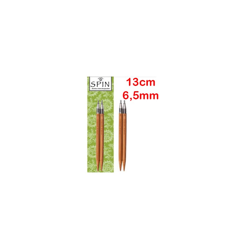 ChiaoGoo SPIN BAMBOE verwisselbare breinaaldpunten van 10 cm lengte. ChiaoGoo SPIN BAMBOE verwisselbare breinaaldpunten van 10 cm lengte.