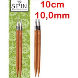 ChiaoGoo SPIN BAMBOE verwisselbare breinaaldpunten van 10 cm lengte.