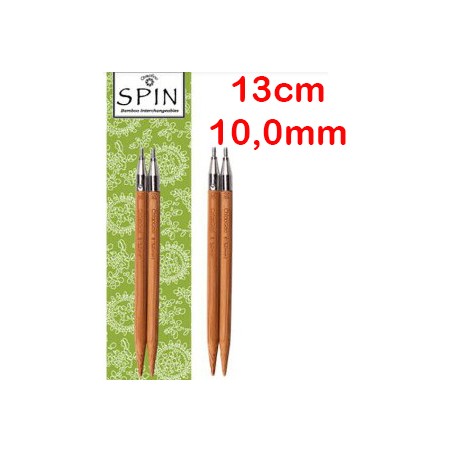 ChiaoGoo SPIN BAMBOE verwisselbare breinaaldpunten van 13 cm lengte.