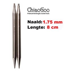 ChiaoGoo TWIST Lace verwisselbare breinaaldpunten van 8 cm lengte.