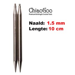 ChiaoGoo TWIST Lace verwisselbare breinaaldpunten van 10 cm lengte.