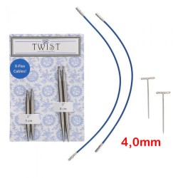 Chiaogoo Twist Short Combo verwisselbare rondbreinaalden, lace naaldpunten