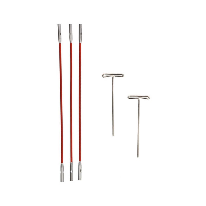 ChiaoGoo TWIST RED kabel voor verwisselbare haak- en breinaaldpunten. ChiaoGoo TWIST RED kabel voor verwisselbare haak- en breinaaldpunten.