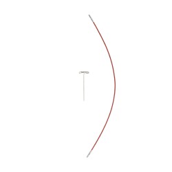 ChiaoGoo TWIST RED kabel voor verwisselbare haak- en breinaaldpunten.