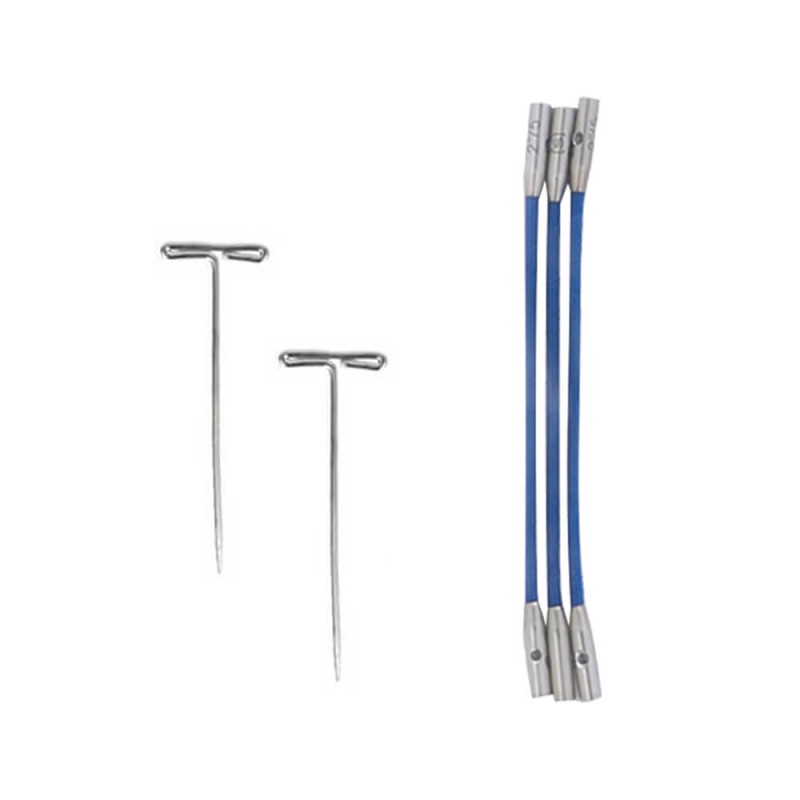 ChiaoGoo TWIST BLUE kabel voor verwisselbare haak- en breinaaldpunten. ChiaoGoo TWIST BLUE kabel voor verwisselbare haak- en breinaaldpunten.
