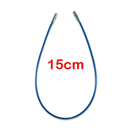 ChiaoGoo TWIST BLUE kabel voor verwisselbare haak- en breinaaldpunten.