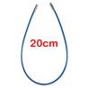 ChiaoGoo TWIST BLUE kabel voor verwisselbare haak- en breinaaldpunten.