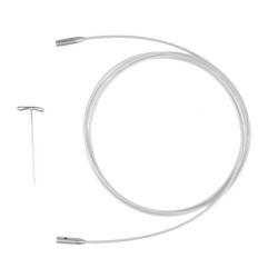 ChiaoGoo TWIST SWIV360 kabel voor verwisselbare haak- en breinaaldpunten.