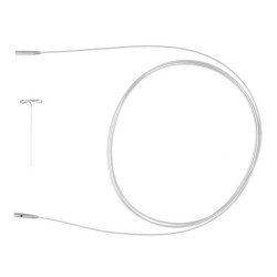ChiaoGoo TWIST SWIV360 kabel voor verwisselbare haak- en breinaaldpunten.