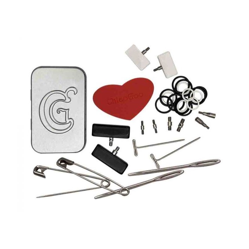 ChiaoGoo Twist SMALL LARGE Tool Kit het juiste gereedschap voor handwerk ChiaoGoo Twist SMALL LARGE Tool Kit het juiste gereedschap voor handwerk