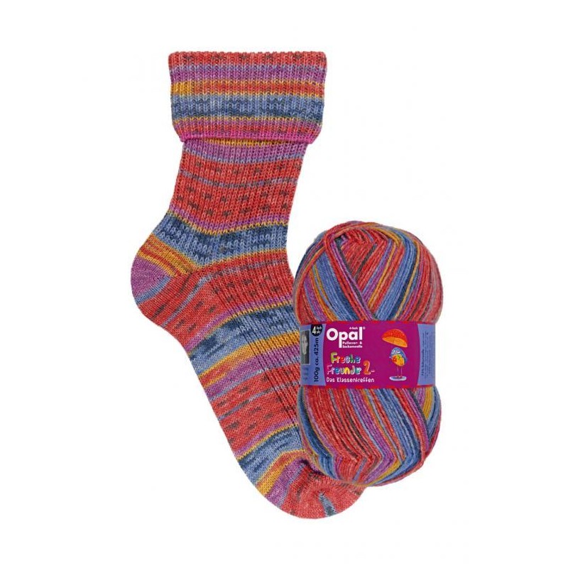 Opal Freche Freunde 2 super kwaliteit sokkenwol voor goede vrienden. Opal Freche Freunde 2 super kwaliteit sokkenwol voor goede vrienden.