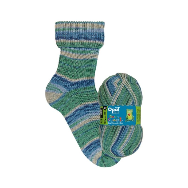 Opal Freche Freunde 2 super kwaliteit sokkenwol voor goede vrienden. Opal Freche Freunde 2 super kwaliteit sokkenwol voor goede vrienden.