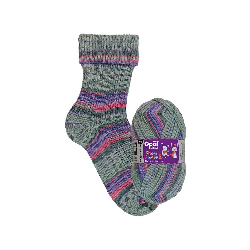 Opal Freche Freunde 2 super kwaliteit sokkenwol voor goede vrienden. Opal Freche Freunde 2 super kwaliteit sokkenwol voor goede vrienden.