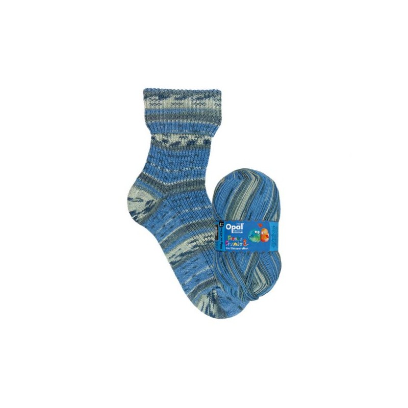 Opal Freche Freunde 2 super kwaliteit sokkenwol voor goede vrienden.