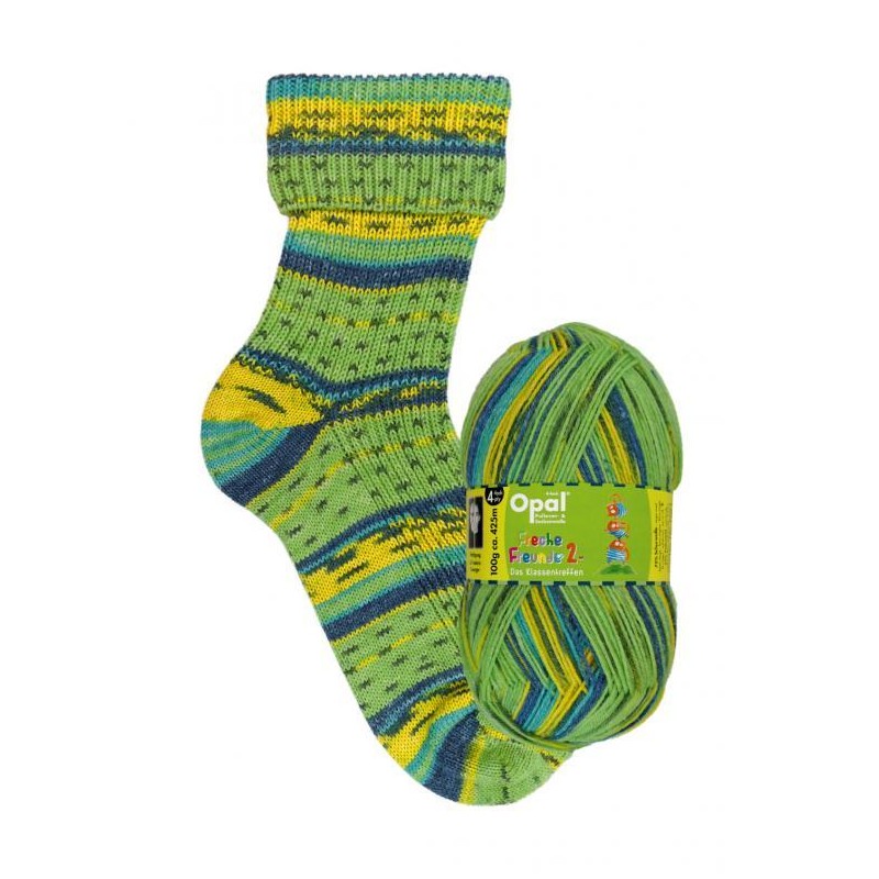 Opal Freche Freunde 2 super kwaliteit sokkenwol voor goede vrienden. Opal Freche Freunde 2 super kwaliteit sokkenwol voor goede vrienden.