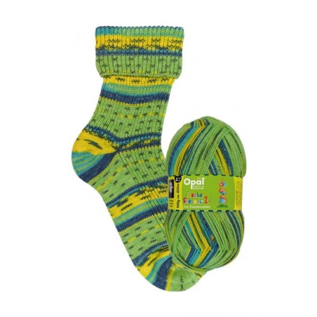 Opal Freche Freunde 2 super kwaliteit sokkenwol voor goede vrienden.