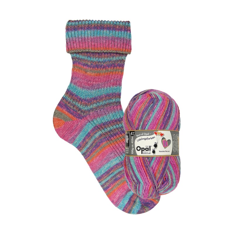 Opal Lieblingsfarben 4-draads sokkenwol uit eerdere Opal series. Opal Lieblingsfarben 4-draads sokkenwol uit eerdere Opal series.