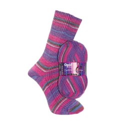 Opal Sinfonie der Träume sokkenwol met mooie kleurige natuurelementen.