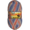 Opal Sunrise sokkenwol natuurlijke kleuren met al zijn pracht en praal.