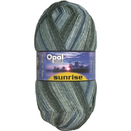 Opal Sunrise sokkenwol natuurlijke kleuren met al zijn pracht en praal.
